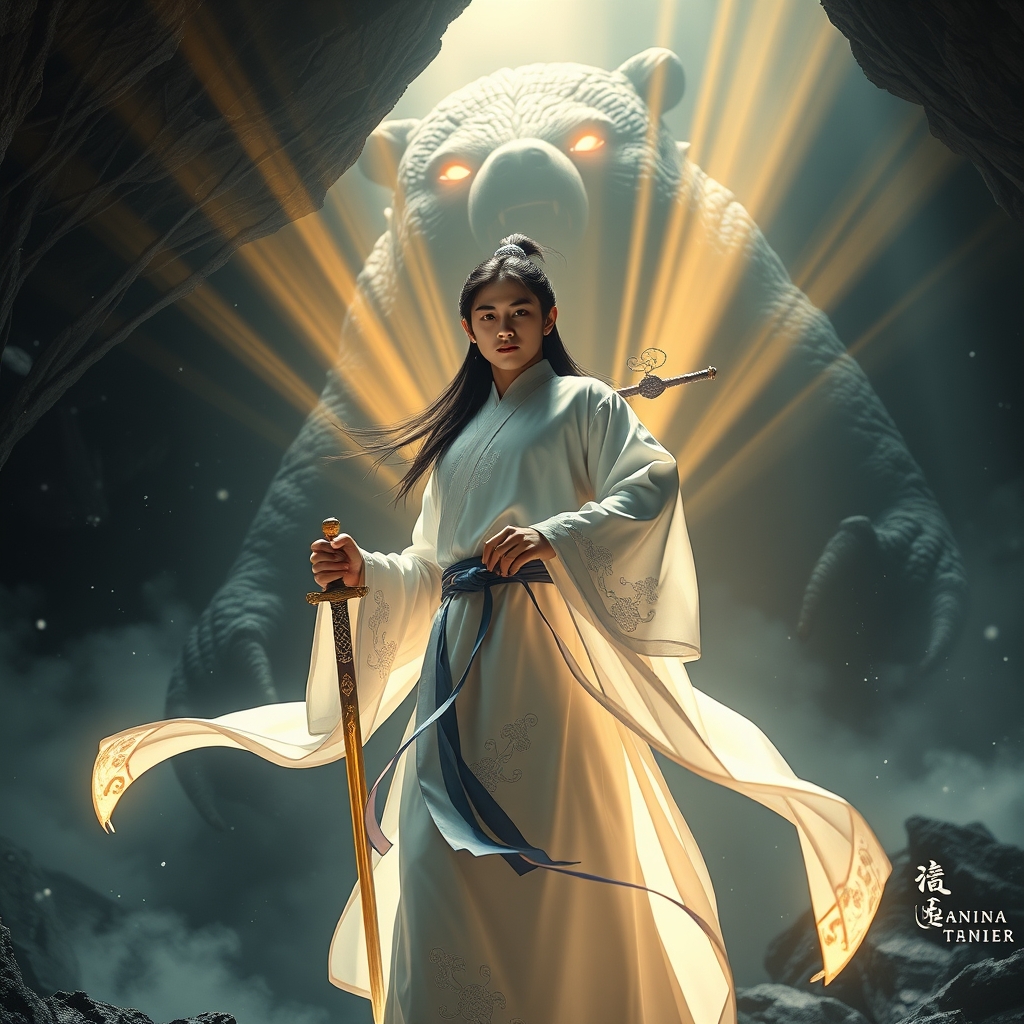 Tranh minh họa cao trào Chương 16: Gươm Gà Đấu, Đường Thương Lưu Huyền